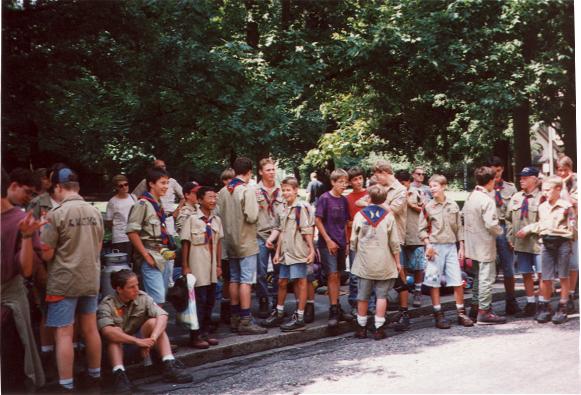 Antreten im De-Wetten-Park.