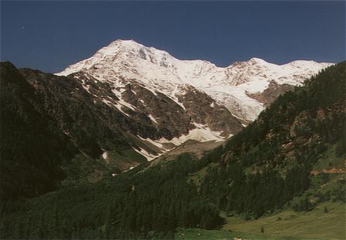 Panorama vom Lagerplatz aus.