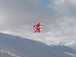 Das duestere Wolkenband verzog sich gluecklicherweise rasch wieder.