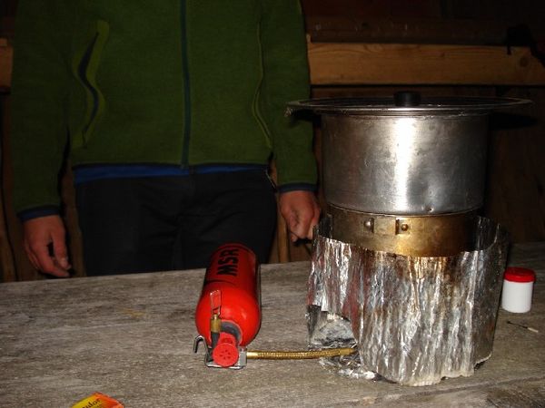 Nun ging es ans Kochen.