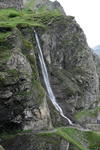 Wasserfall beim Abstieg.
