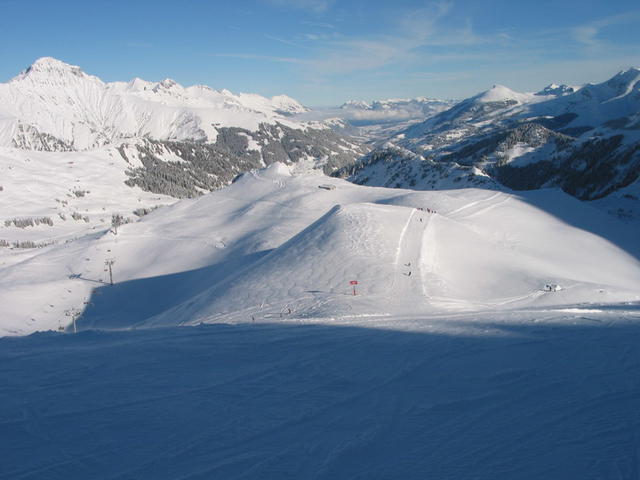 Blick in Richtung Adelboden.