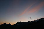 Abendrot auf 2800m.