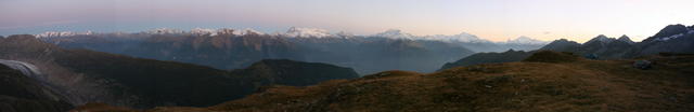 Panoramablick vom Zeltplatz.