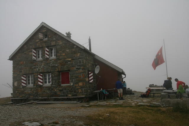 Die Muttseehütte auf rund 2500m.