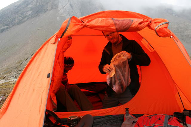 Campieren in der Orange.