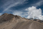 Blick hoch zum Arpelistock (3105m).