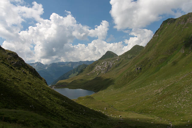 Blick zurück zum Lago Tom.