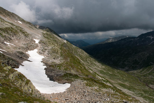 Schneefeld auf ca. 2700m