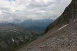 Blick zurück ins Cadlimotal zum Lago dell' Isra.