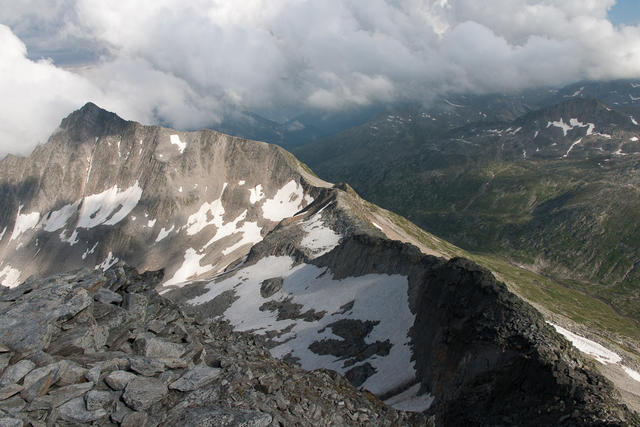 Grat zum Piz Rondadura.