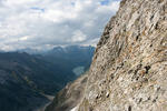 Westwand von Piz Blas und Lai da Curnera.