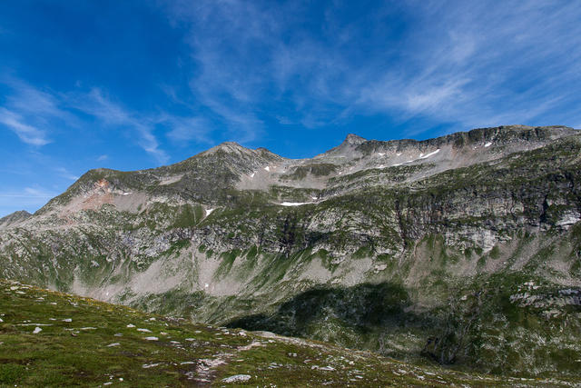 Blick zurück zum Piz Blas.