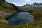 Lago di Dentro, Blick zum Pizzo del Sole.