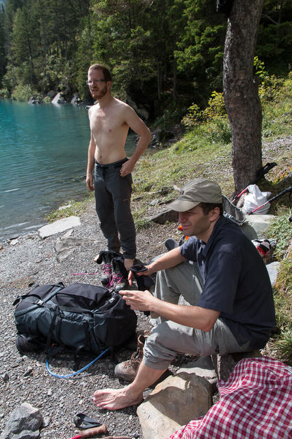 Es ist Sommer. Ab in den See...